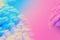 Fuzzy pink blue yellow gradient, abstract background, abstract, colors