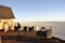 FView from the Onkoshi Camp to the Etosha Salt Pans