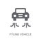 fyling Vehicle icon. Trendy fyling Vehicle logo concept on white