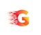 G Fire Creative Alphabet Logo Design Concept