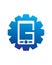 G gadget gear logo , mobile gear logo