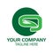 G green stock logo template., flat design. letter G