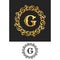 G Letter logo Wreath Swirl logos Symbol design