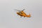 G-LNCC 24hr air ambulance helicopter landing just outside RAF Waddington - stock photo