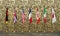 G7 summit. flags of members of G7 group of seven and list of countries World map. Group of Seven.  3d illustration and 3d work