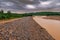 Gabion, Cages Filled with Rocks Placed at Riverbank to Control Erosion