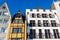 Gable fronts of houses in the historical old town of Cologne, Germany