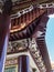 Gable roof architecture of Taiwanese temple-style at Fo Guang San Temple