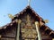 The gable of Royal Pavilion Hall, Chiang Mai, Thai