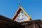 Gable of Temple in Thailand in the morning.