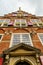 Gable of a typical old building in Amsterdam, Netherlands