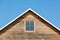 Gable of a wooden house