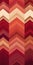 Gabled Shapes in Maroon Linen