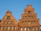 Gables of the salt storages of Luebeck, Germany