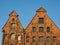 Gables of the salt storages of Luebeck, Germany