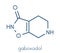 Gaboxadol drug molecule. Skeletal formula