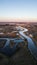 Gachere marshes in Brem sur Mer, Vendee, France