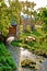 Gacka river spring watermill and historic ruins