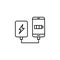 Gadget, power bank icon. Element of gadget icon