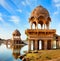 Gadi Sagar (Gadisar), Jaisalmer, Rajasthan, India, Asia