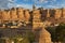 Gadi Sagar temple on Gadisar lake Jaisalmer, India