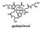 Gadopiclenol contrast agent molecule. Skeletal formula.