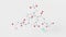 gadopiclenol molecule 3d, molecular structure, ball and stick model, structural chemical formula contrast agent