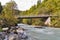 Gail River bridge in Western Carinthia, Austria