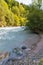 Gail River in Western Carinthia, Austria