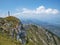 Gailtal Alps, view from the hiking trail on the mountain Dobratsch, Carinthia