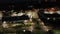 Gainesville at Night, Florida, City Lights, Drone View, Downtown