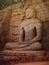 Gal Vihara Buddhist Statue carved from rock. Polonnaruwa, Sri La