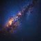 Galactic beauty Stars and space dust illuminate the Milky Way