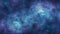 Galactic Blue and Purple Haze Cosmic Nebula Abstract