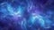 Galactic Blue and Purple Haze Cosmic Nebula Abstract