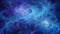 Galactic Blue and Purple Haze Cosmic Nebula Abstract