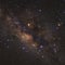 The Galactic centre of the Milky Way Galaxy and Constellation Sc