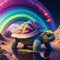 Galactic Dreamscape: AI-Generative Surreal Photography with Trippy Ultra Details