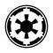 Galactic empire symbol icon