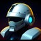 Galactic force soldier scifi helmet generated by ai