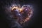 Galactic Heart: A Stunning Photorealistic Image for Your Next Project.