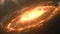 Galactic marvel: Animated space voyage through galaxies.