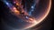 Galactic Splendor: A Masterpiece of Ultra-Detailed Space Art Rendered in Octane