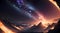 Galactic Splendor: A Masterpiece of Ultra-Detailed Space Art Rendered in Octane