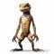 Galactica Lizard Man Character Poster With Intricate Body-painting
