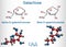 Galactose, alpha-D-galactofuranose, beta-D- galactofuranose, milk sugar molecule. Cyclic form. Structural chemical formula and