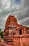 Galaganatha Temple pattadakal breathtaking stone art from different angle with dramatic sky