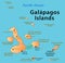 Galapagos Islands map