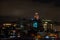 Galata or Beyoglu district of Istanbul at night, Turkey. This is one of the main tourist places in Istanbul. Beautiful panorama of