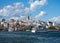 Galata tower istambul sea view panorama summer day